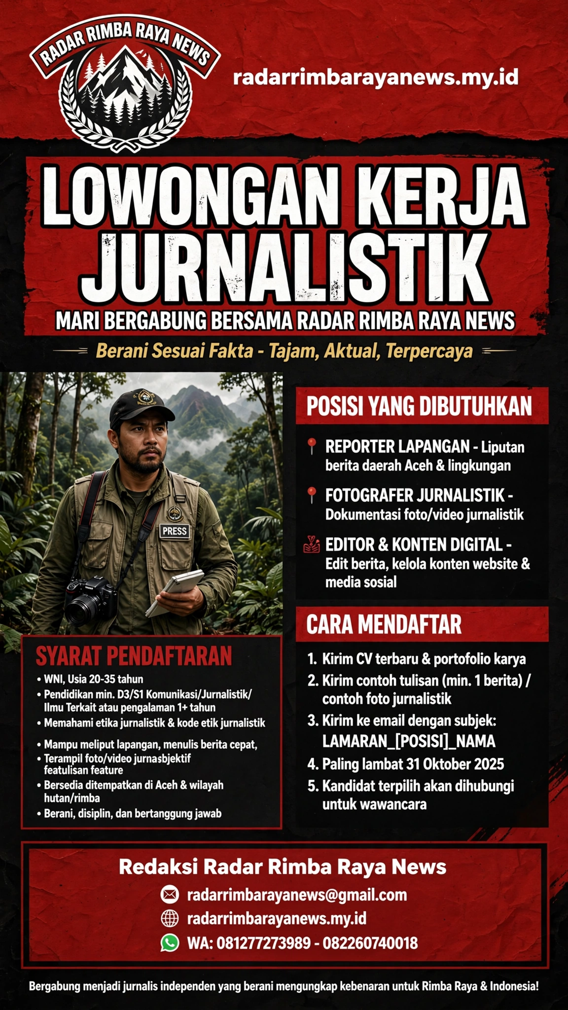 Lowongan Wartawan