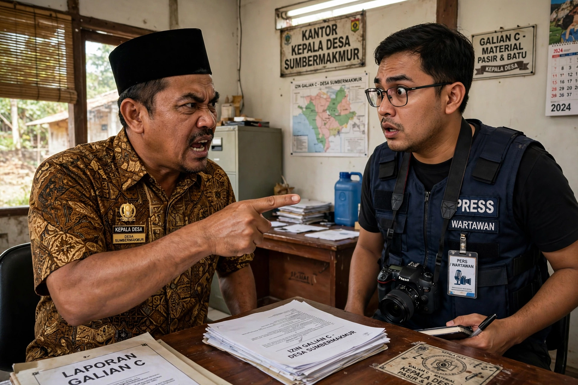 Tuduhan Kepala Desa Sebut Wartawan “Preman & Tukang Palak” Diduga Cemarkan Nama Baik Jurnalis, Melanggar Hukum
